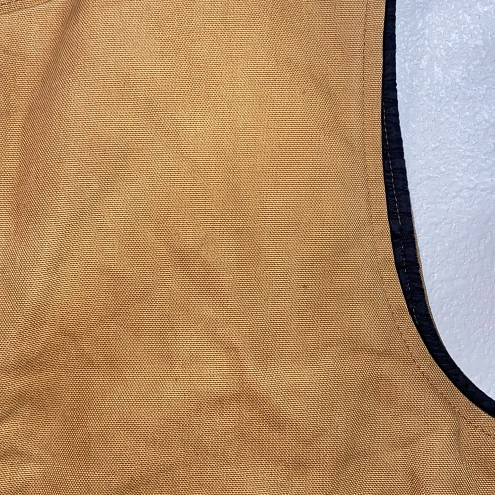Carhartt Brown Work Vest Insulated Canvas RELAXED FIT FIRM DUCK RIB COLLAR Sz2xl - Picture 6 of 15